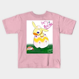 The Bunny in the Egg Kids T-Shirt